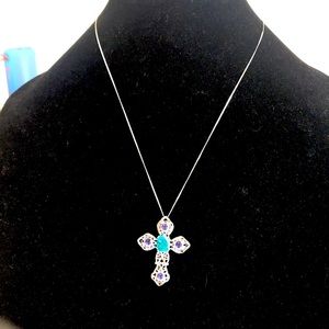 Cross Pendant & Chain 7052